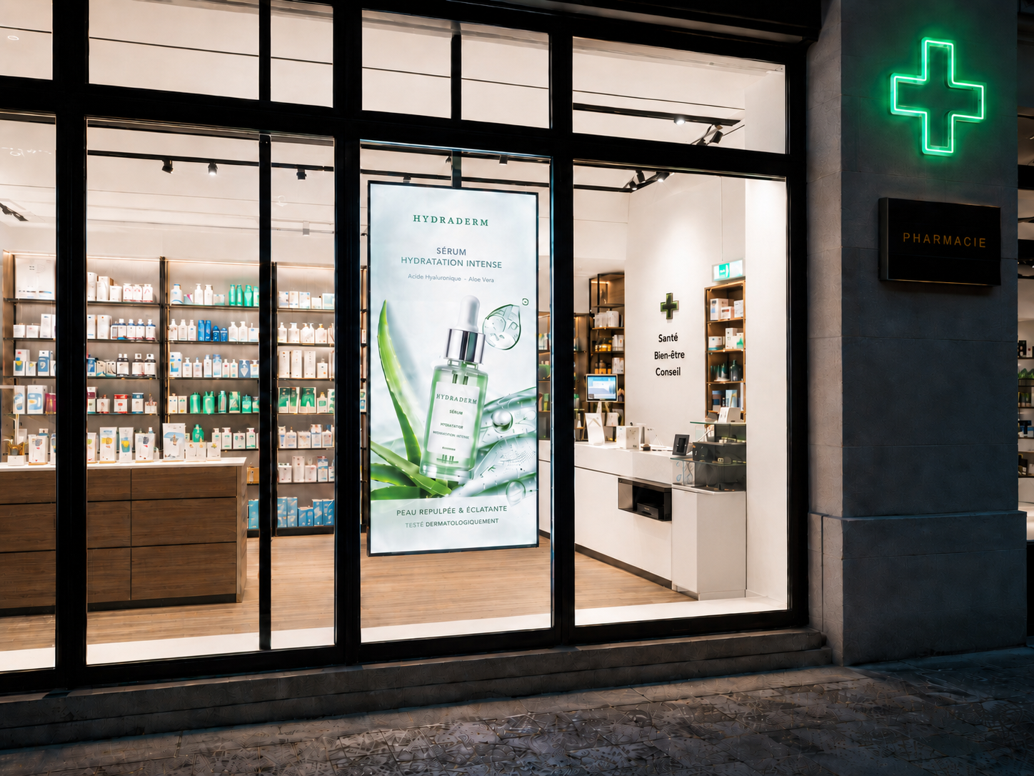 Affichage dynamique pharmacie