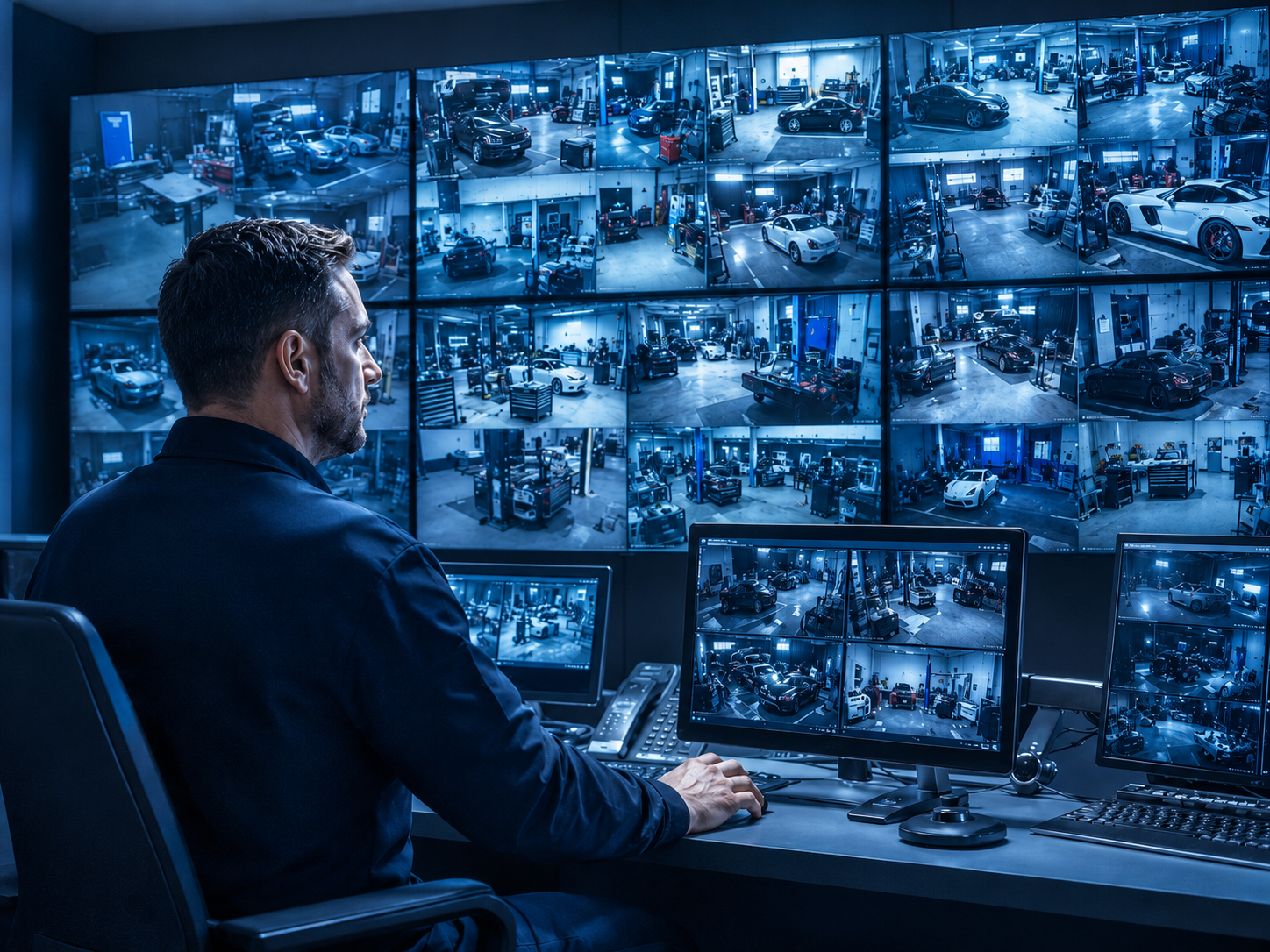 Télésurveillance garage