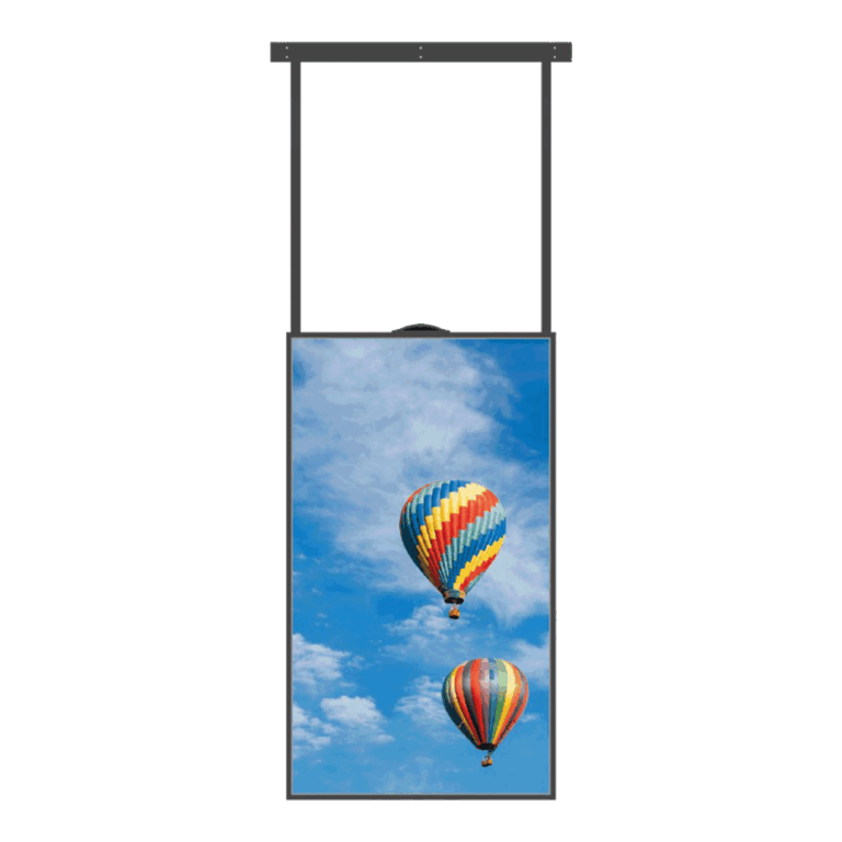 Écran d'affichage dynamique suspendu 65"