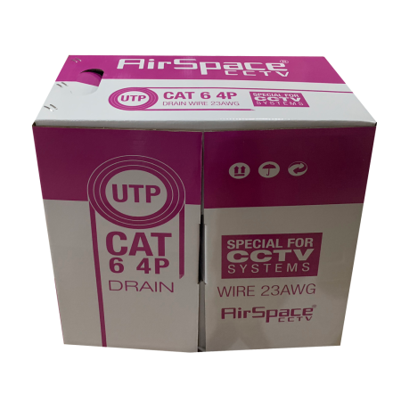 Câble UTP CAT6 23AWG rigide, sans halogène